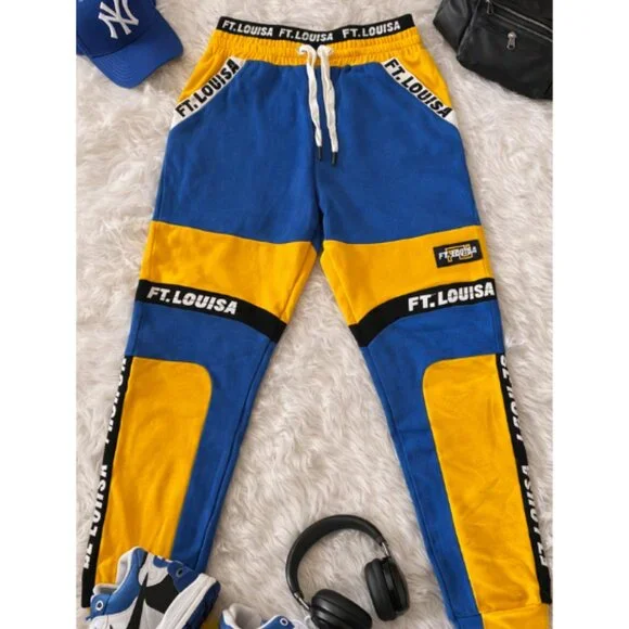 FT. LOUSA Colorblock Sweatpants - Picture 1 of 6